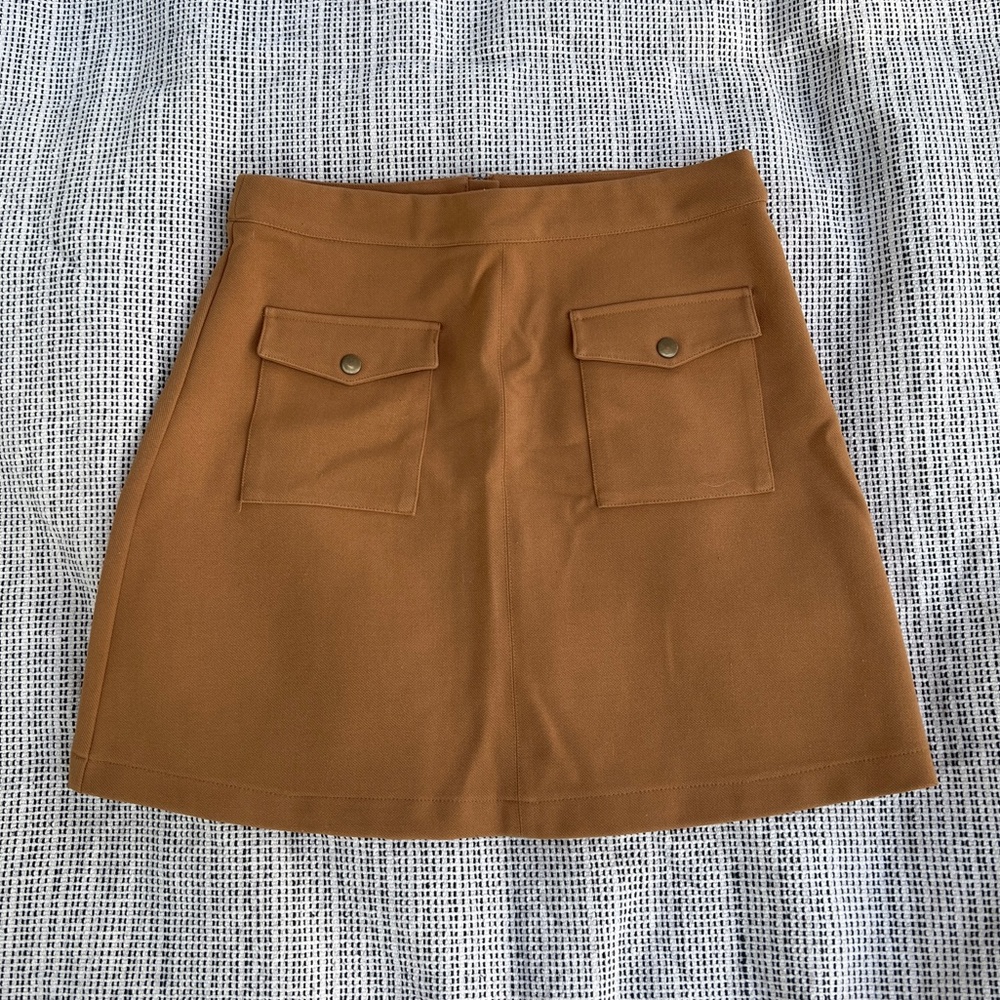 H&M Double Front Pocket Mini Skirt